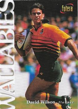 1996 Futera Rugby Union #27 David Wilson Front